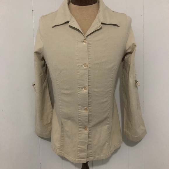 - Womens Tan Top. French Dressing. Size 4 - Picture 1 of 10